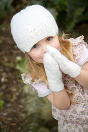 Snow White Hat and Mittens