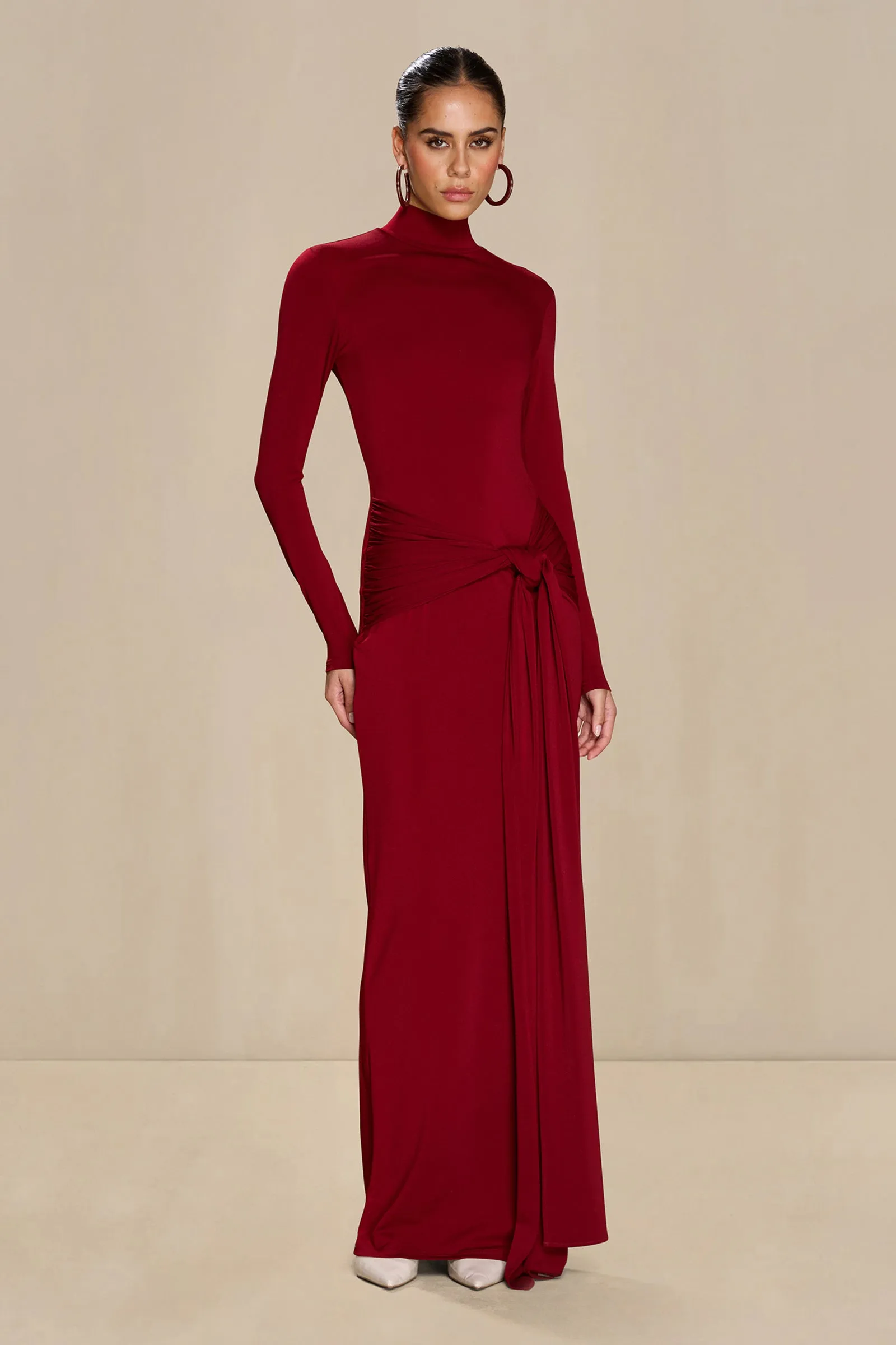 Sonya Aurelia Gown - Merlot