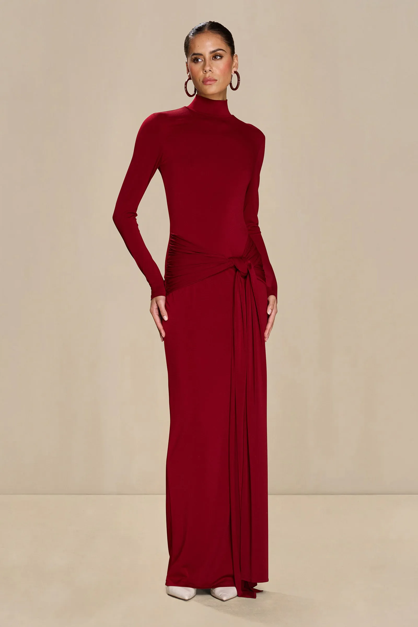 Sonya Aurelia Gown - Merlot