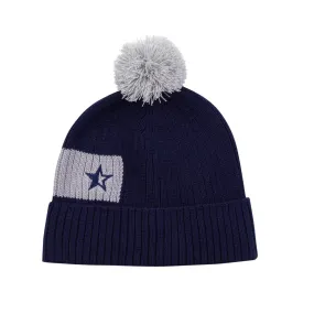 Sounder Chunky Bobble Hat - Deep Navy