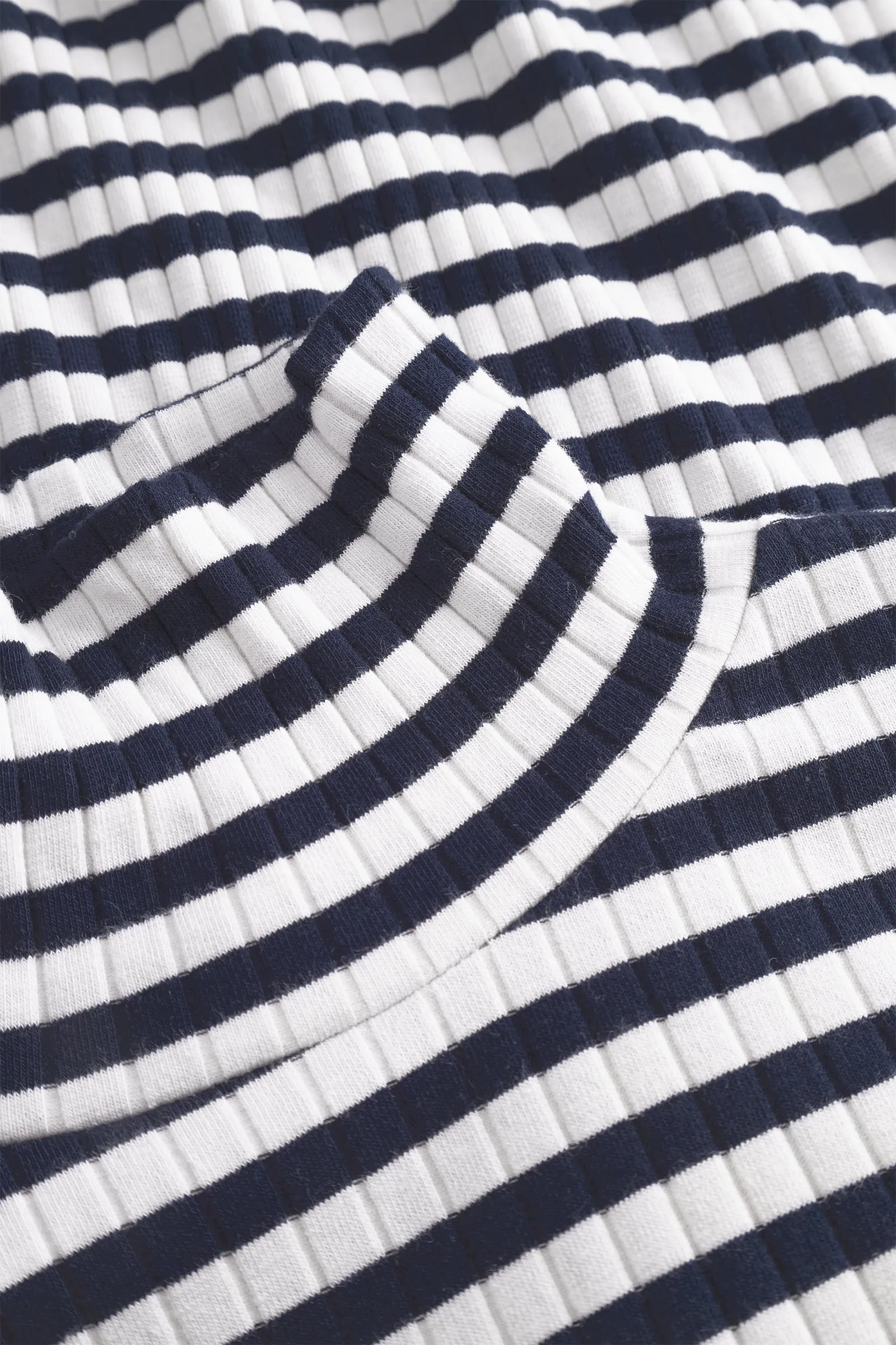 Striped Longsleeve Turtleneck Navy/White