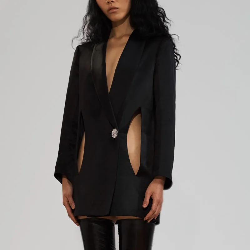 Syren Curved Slit Blazer