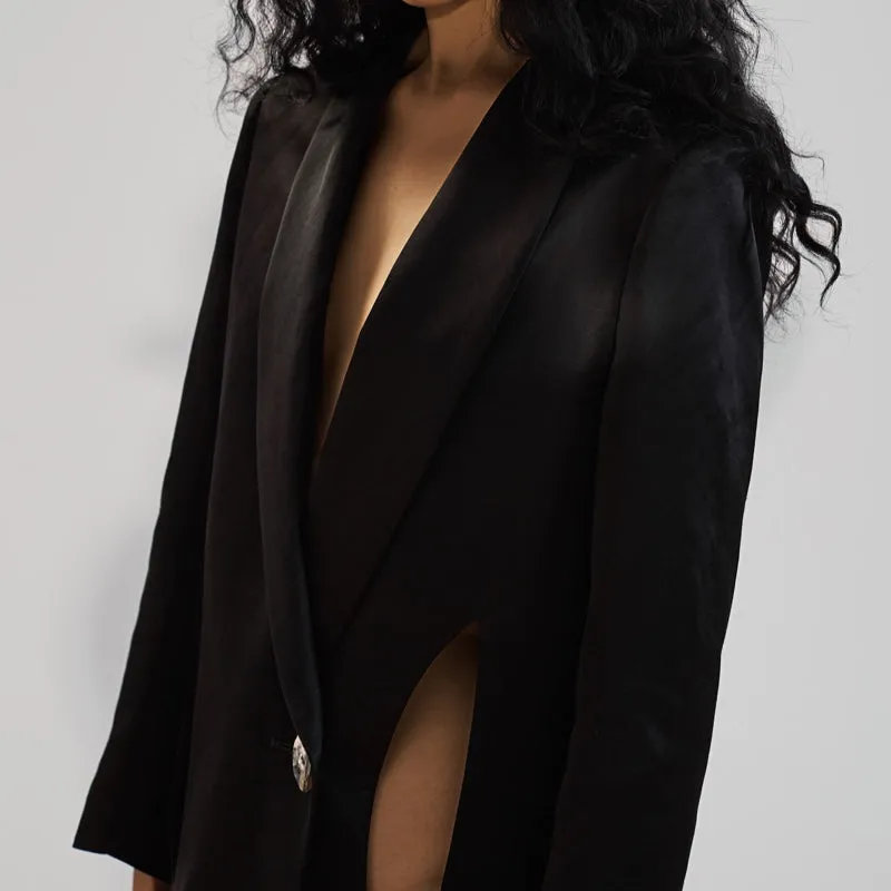 Syren Curved Slit Blazer