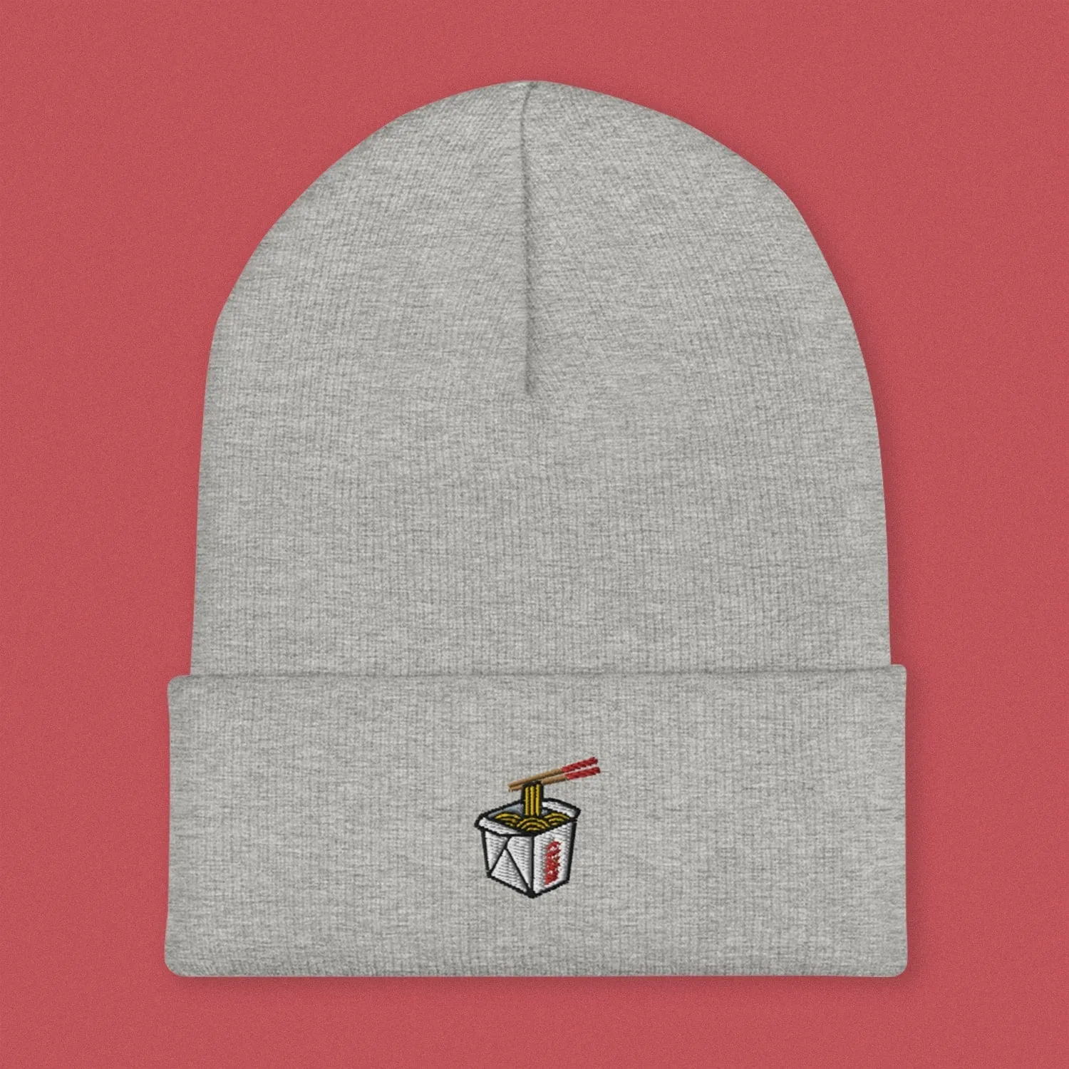 Takeout Box Embroidered Beanie