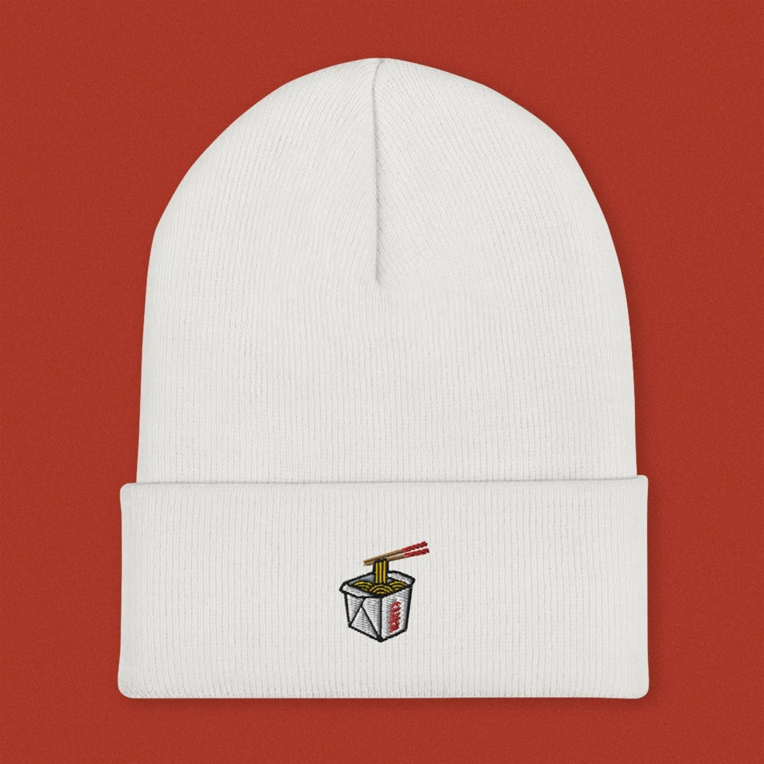 Takeout Box Embroidered Beanie