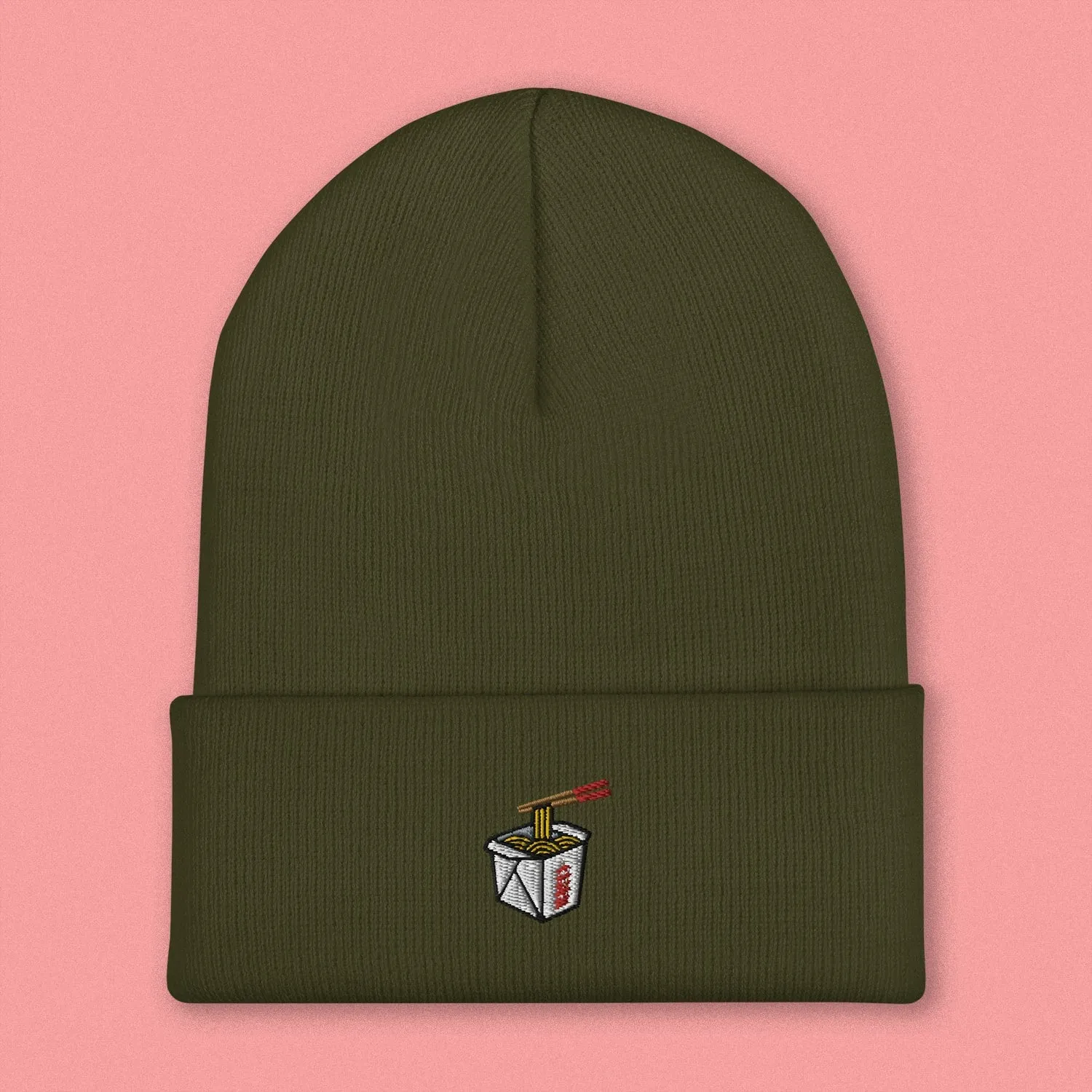 Takeout Box Embroidered Beanie