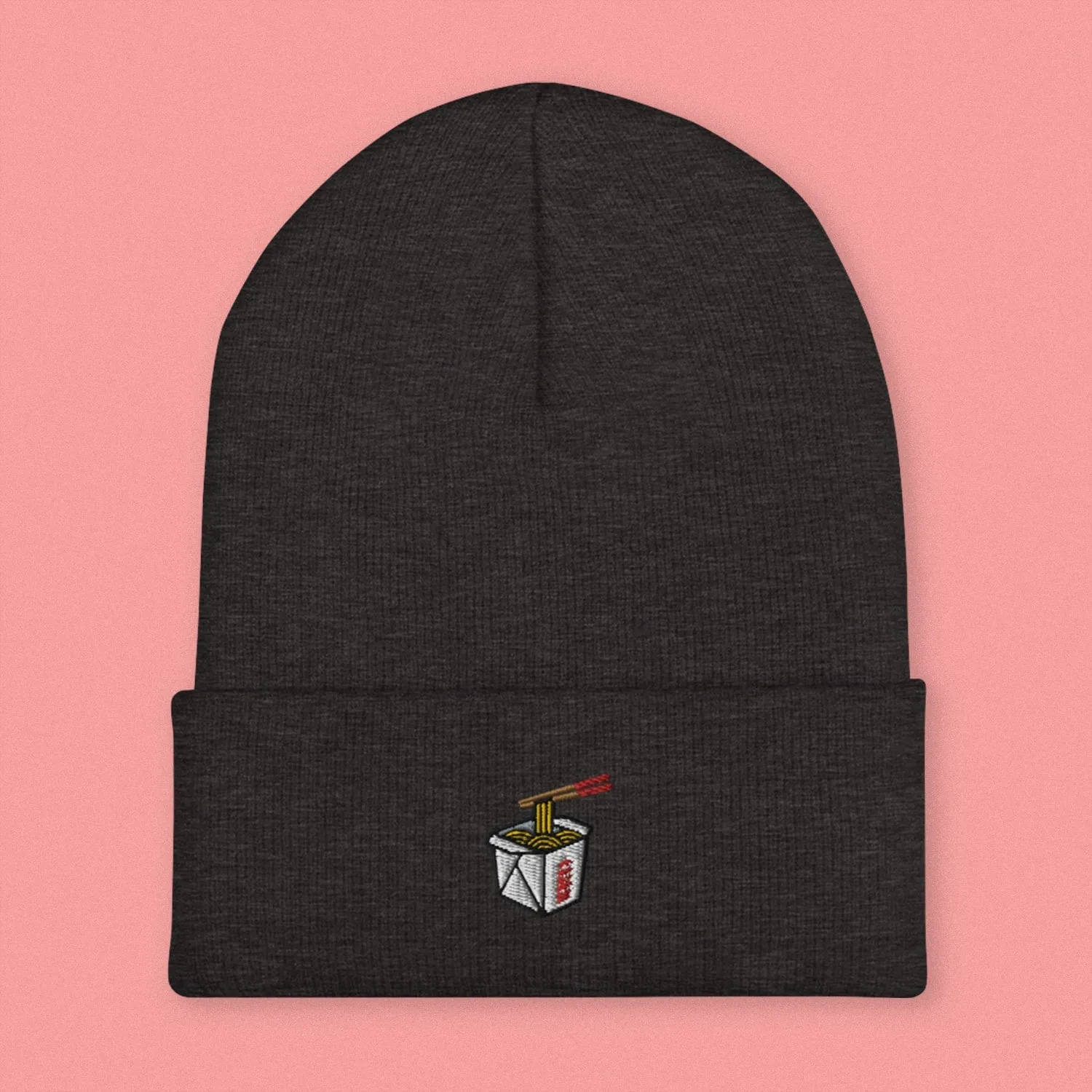 Takeout Box Embroidered Beanie