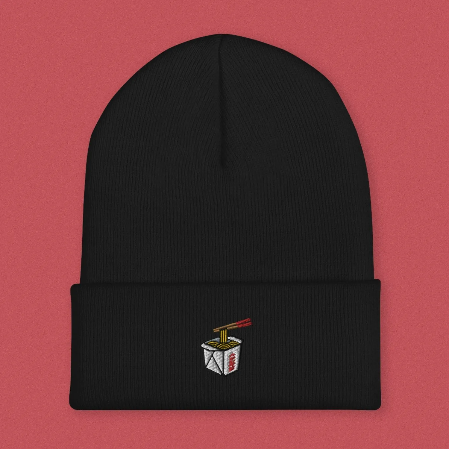 Takeout Box Embroidered Beanie