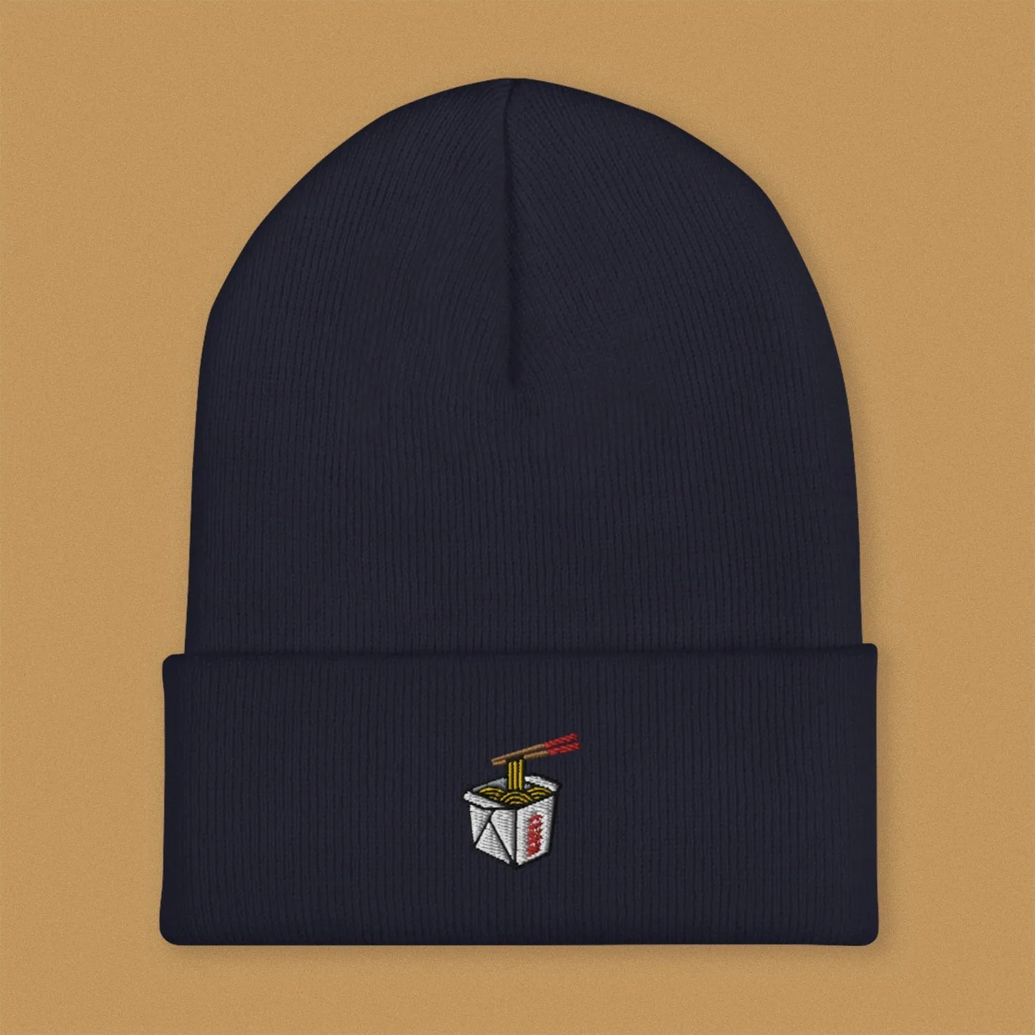 Takeout Box Embroidered Beanie