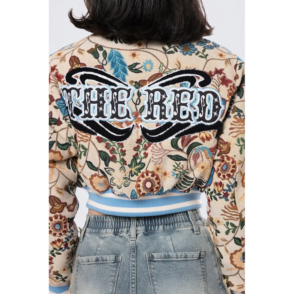 Tapestry Cropped Jacket - Botanic