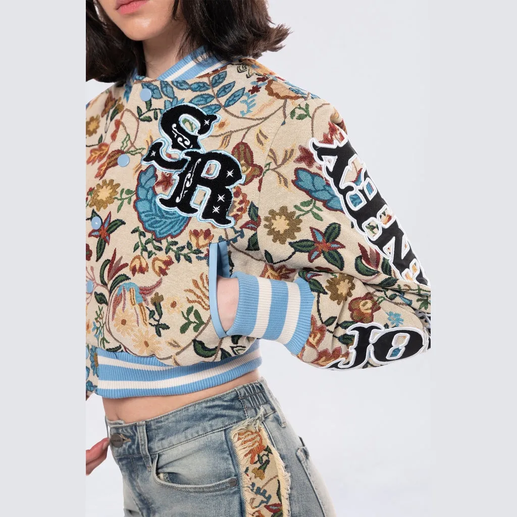 Tapestry Cropped Jacket - Botanic