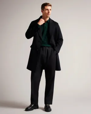 Ted Baker Wool Single Breasted Overcoat