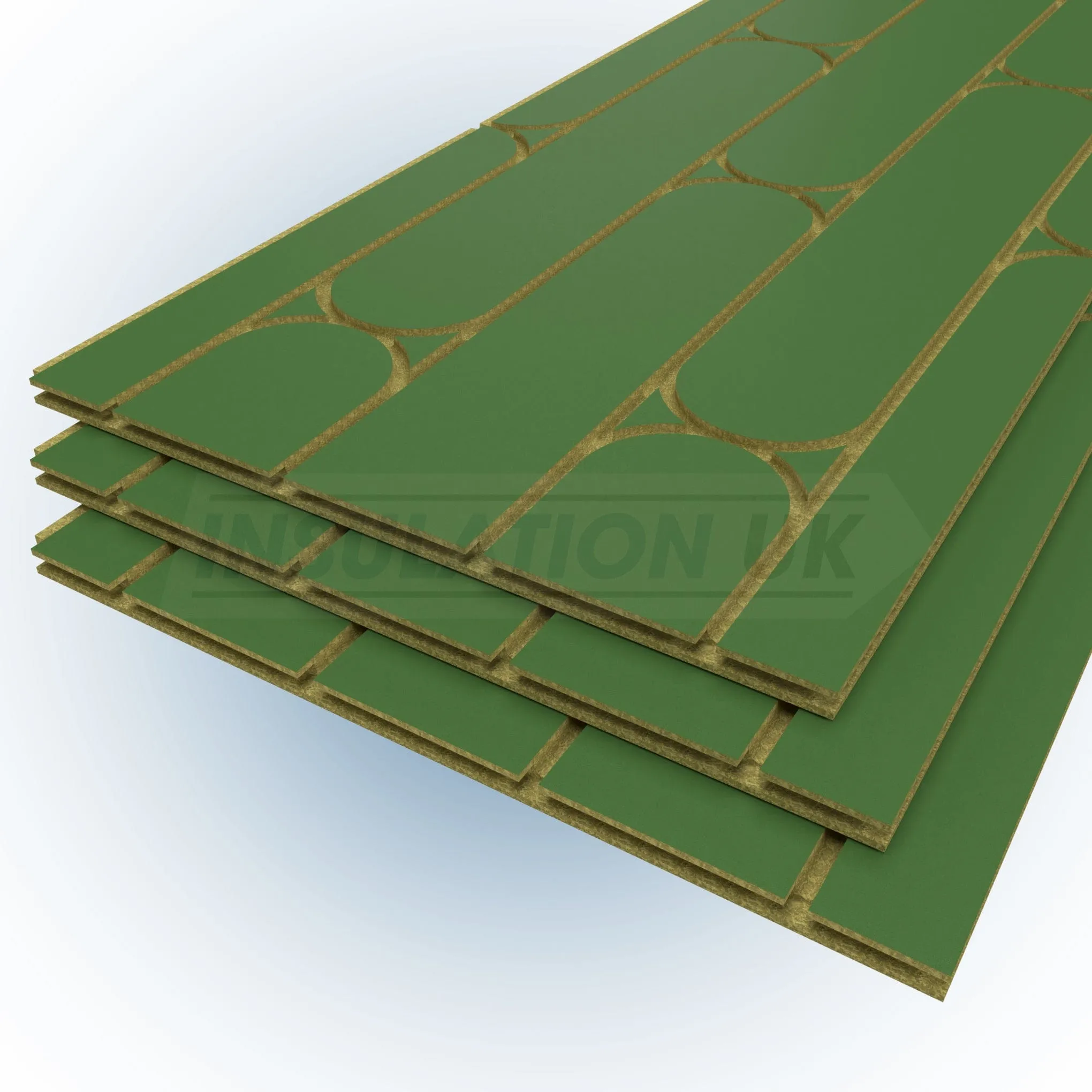 Tekwarm Routed Chipboard UFH Panels | 2400mm x 600mm x 22mm