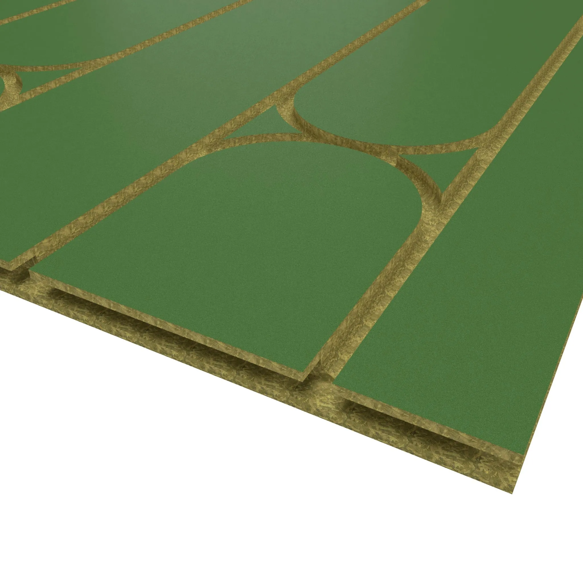 Tekwarm Routed Chipboard UFH Panels | 2400mm x 600mm x 22mm