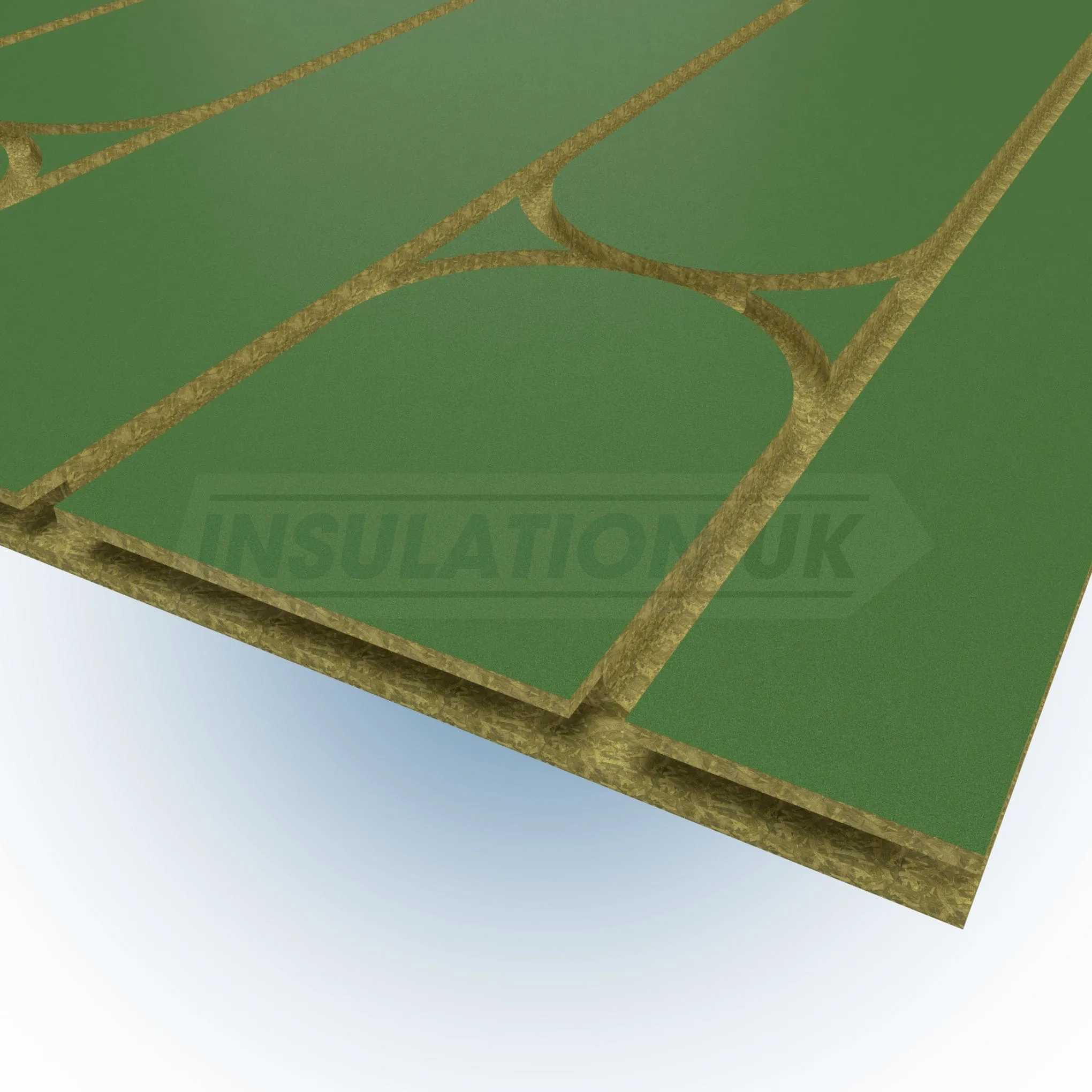 Tekwarm Routed Chipboard UFH Panels | 2400mm x 600mm x 22mm