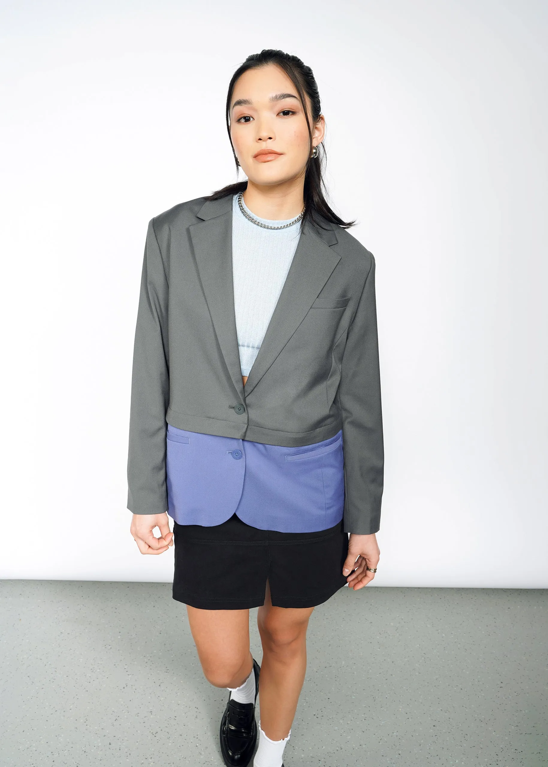 The Empower Cropped Convertible Blazer