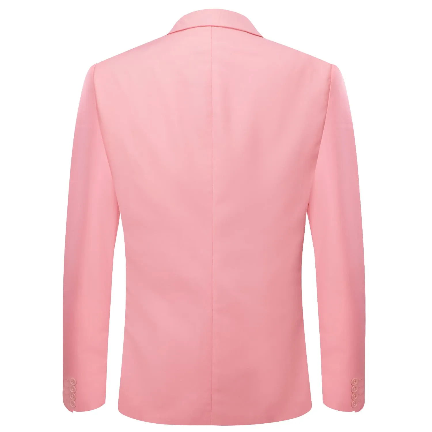 Ties2you Men's Suit Light Pink Notched Collar Silk Suit Jacket Slim Blazer Fashion