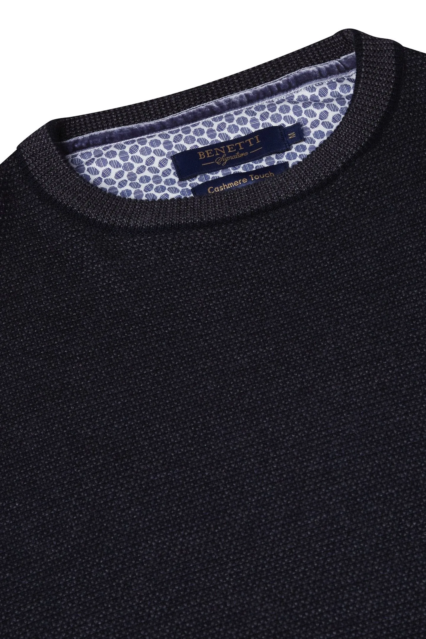 TREVOR CREW NECK CHARCOAL