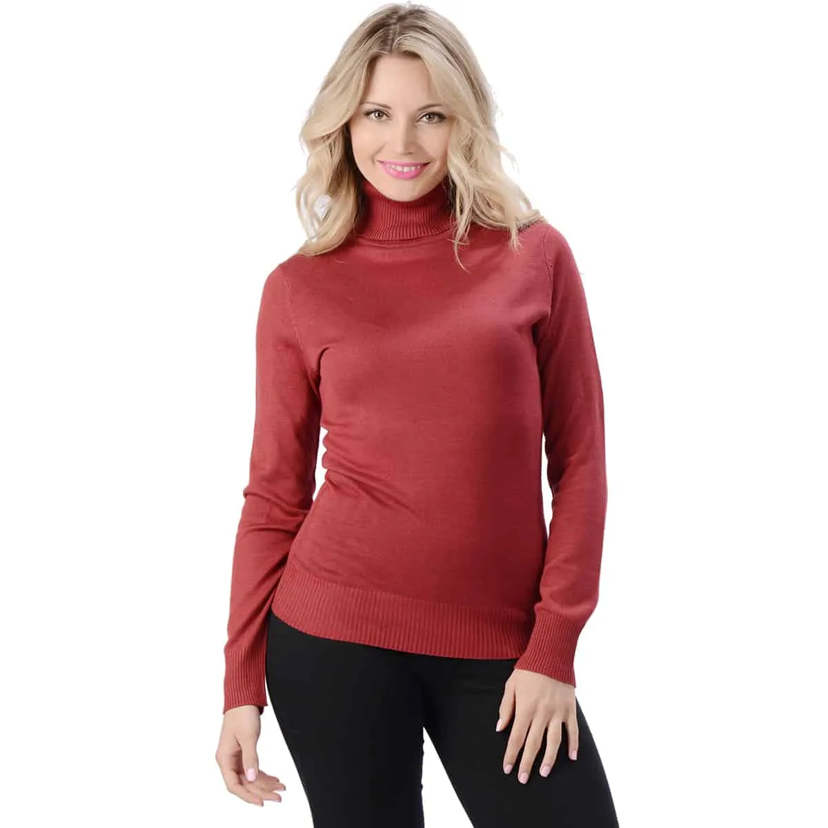 Women's Bamboo Turtleneck Sweater