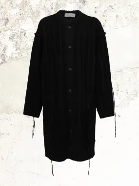 Yohji Yamamoto Button-up long cardigan